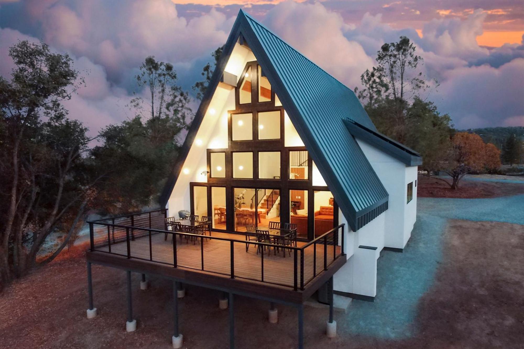High End A-Frame - Hot Tub - Awesome Views - Yosemite - Electric Vehicle Friendly - Sleeps 10 Villa Oakhurst Dış mekan fotoğraf