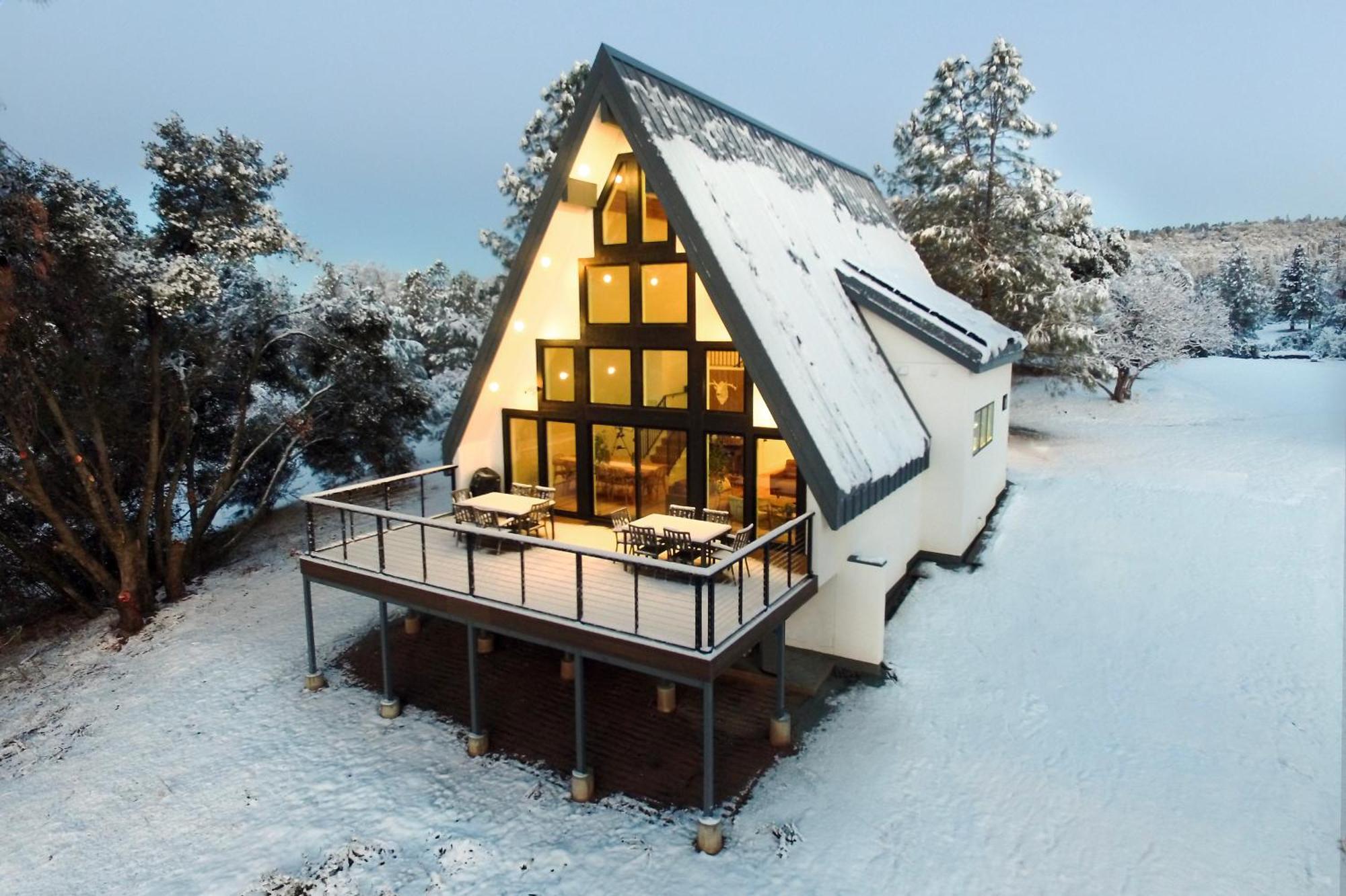 High End A-Frame - Hot Tub - Awesome Views - Yosemite - Electric Vehicle Friendly - Sleeps 10 Villa Oakhurst Dış mekan fotoğraf